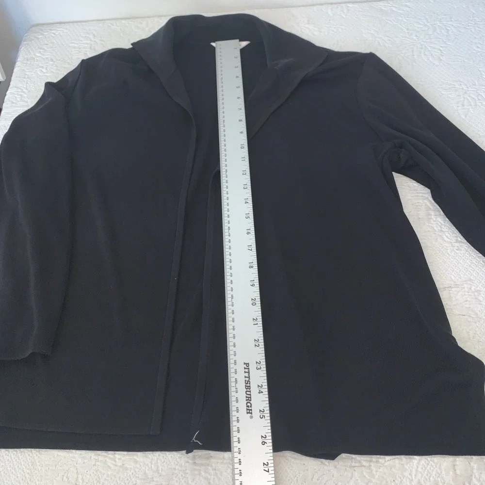Exclusively Misook Cardigan Womens 1X Open‎ Front Sweater Tunic Office - Picture 5 of 6